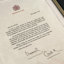 SIGNED King Charles Camilla