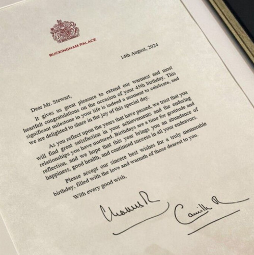 Signed king charles - king,