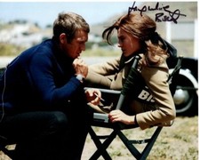 JACQUELINE BISSET Signed 8x10 BULLIT w/ STEVE MCQUEEN Photo w/ Hologram COA