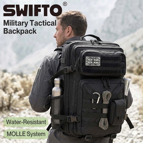 Swifto military backpack - military, 45l