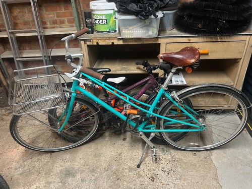 City bicycle from - brick, lane
