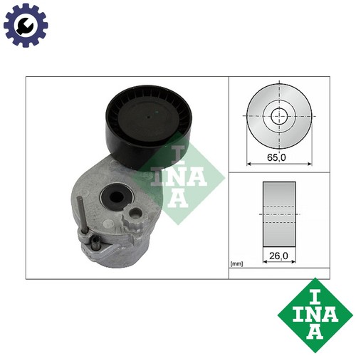 Belt tensioner vribbed - tensioner,
