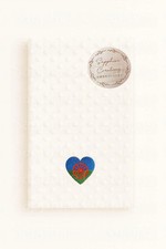 White Embroidered Baby Personalise Blanket Romany Romani Flag Gypsy Hospital Set