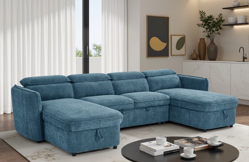 Capri sofabed blue shape - capri,
