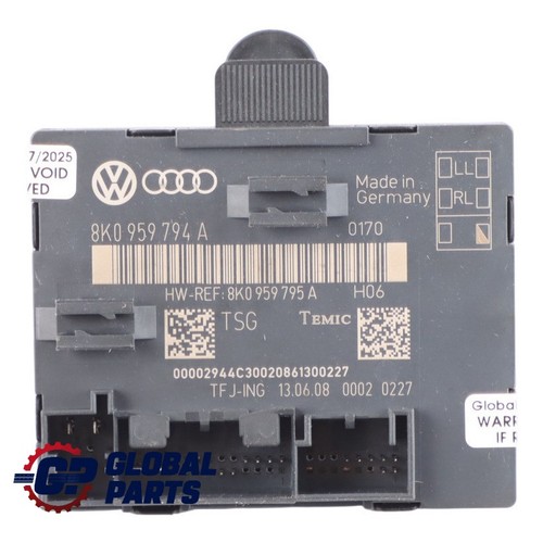 Audi door module rear - b8,