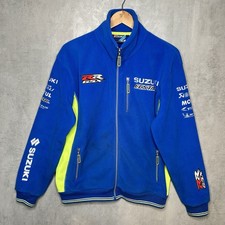 Suzuki Tyco Racing Collection Blue Zip Up Fleece Jacket Men’s Size Uk Medium