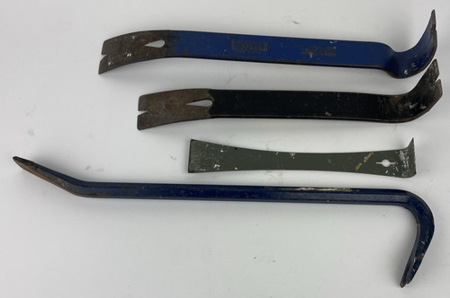 Lot pieces pry bar crow - x,