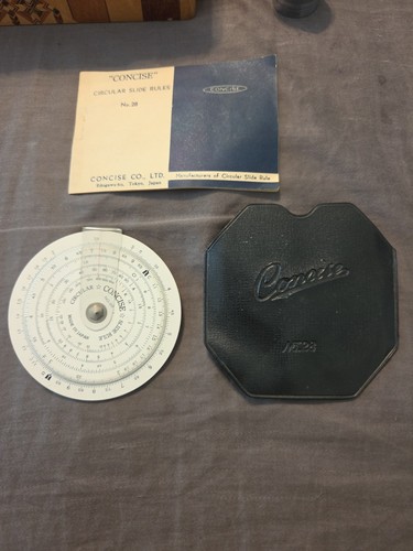 Vintage concise circular - circular, slide