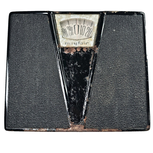 Antique mayfair bathroom scale - bathroom,