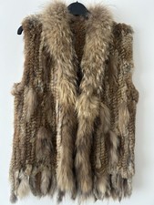 Women Waistcoat Fur Size 10-12