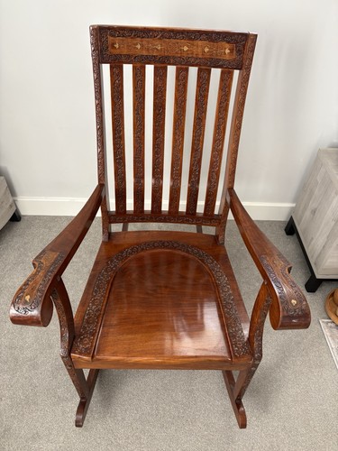 Vintage indian rosewood carved - indian,