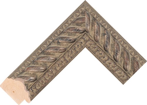 48mm wide silver - wide, wood