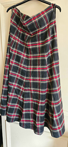 Women grey red - red, tartan