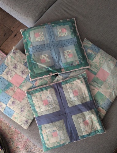 Chabby chic patchwork cushions - chic,
