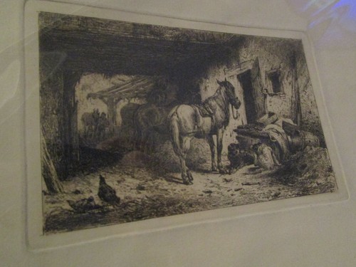 Original etching peter moran - etching,