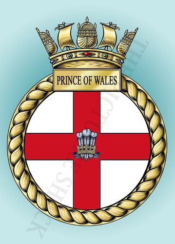 Hms prince wales crest a - hms, of