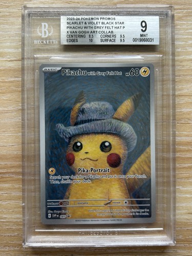 Pikachu with grey felt - felt, van