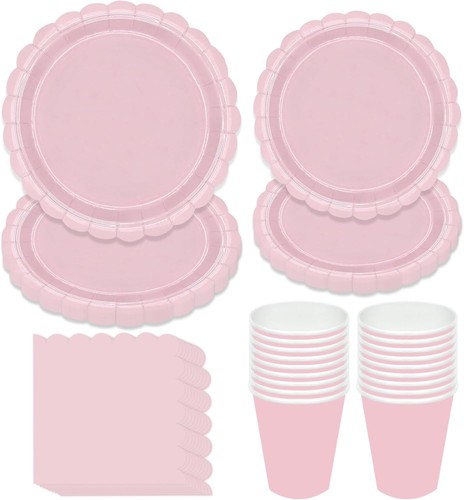 100pcs pink party - 100pcs, cups