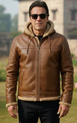Genuine leather jacket raf - leather,