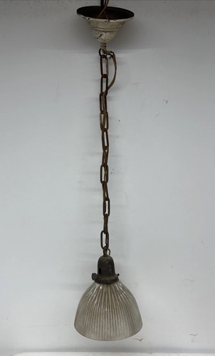 Antique brass hanging pendant - brass,