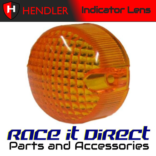 Indicator lens amber - lens, for