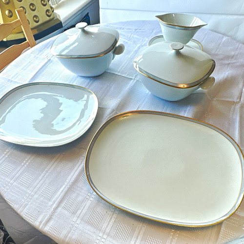 Rosenthal white porcelain gold - white,