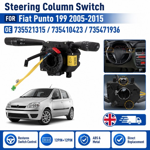 Column stalk switch clock - column,