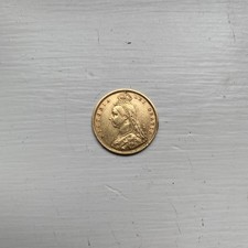 1887 Queen Victoria Gold Half