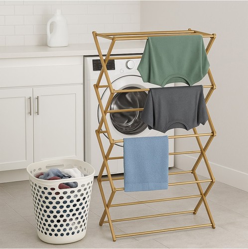 Tier bamboo wooden clothes - bamboo,