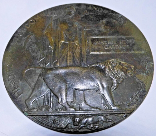 Death plaque walter henry - death,