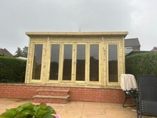 Summer house Shed Garden Room summerhouse Delivered & Fitted check Description