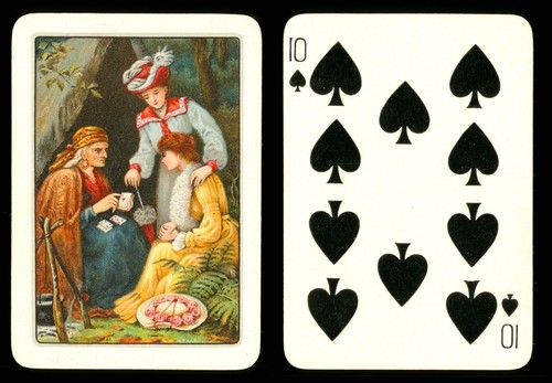 Wide playing card gypsy - wide,