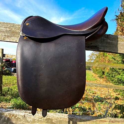Brown leather working - brown,