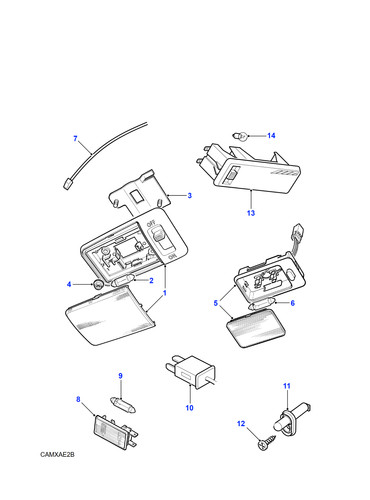 Land rover rear headlining - rover,
