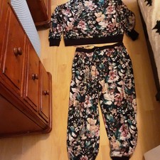 Next Ladies Pink Black Floral