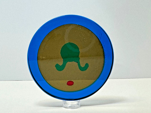 Murano glass disc paperweight - murano,
