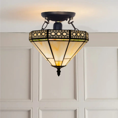 Hexagonal tiffany style - hexagonal,