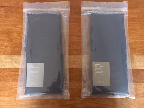 Habitat taffeta curtain - habitat,