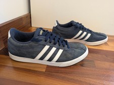 adidas samba blue suede trainers size uk 6.5 eu 40