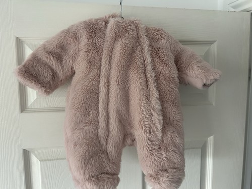 Tiny baby pink hooded - hooded, snowsuit