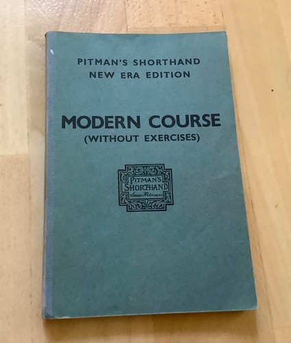 Pitman shorthand new - shorthand, era
