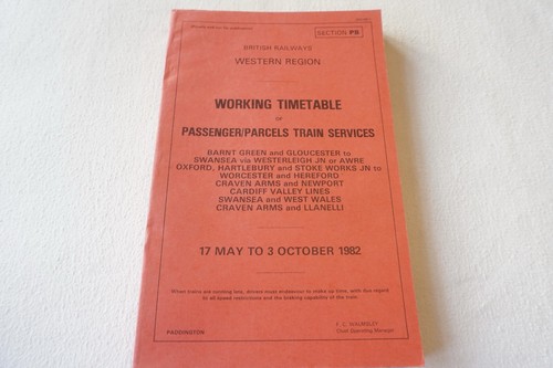 1982 western region railway - 1982,
