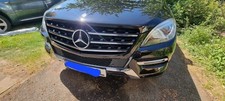 MERCEDES BENZ ML FRONT BUMPER Upper Grill W166 2012 to 2015 GENUINE A1668800123