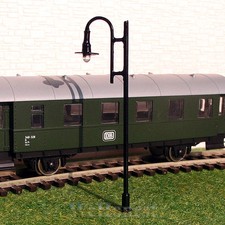 25 pcs OO gauge Model Lampposts 12V Lamps bulbs made Metal Street Lights #316