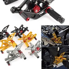 2x Foot pegs Rearsets Foot rests Fit 2017-2018 Honda CBR250RR/CBR300R Gold