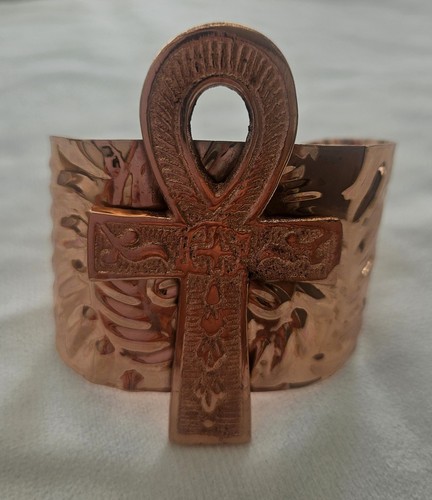 Egyptian ankh cuff bracelet