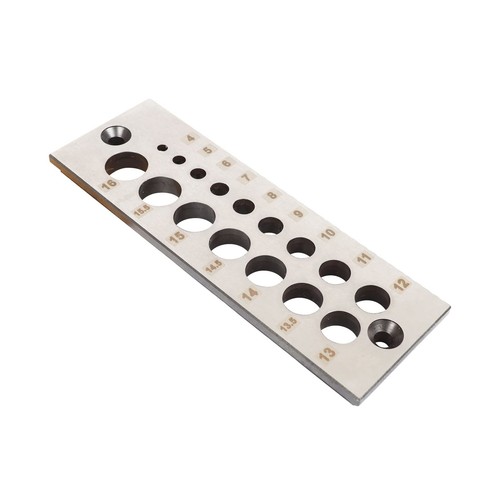 Steel dowel plate holes - 16,