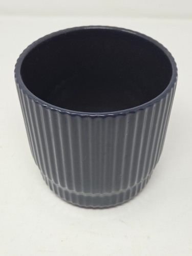 Navy blue plant pot dark - blue,