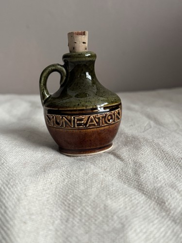 Vintage ceramic jug with - with, cork