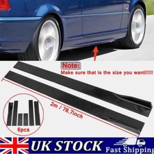For 3 Series E46 E90 E92 320 318d 78.7''Side Skirts Extension Rocker Panel Lip